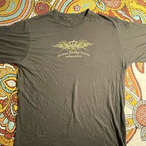 Oes military Charcoal Graphic Tee